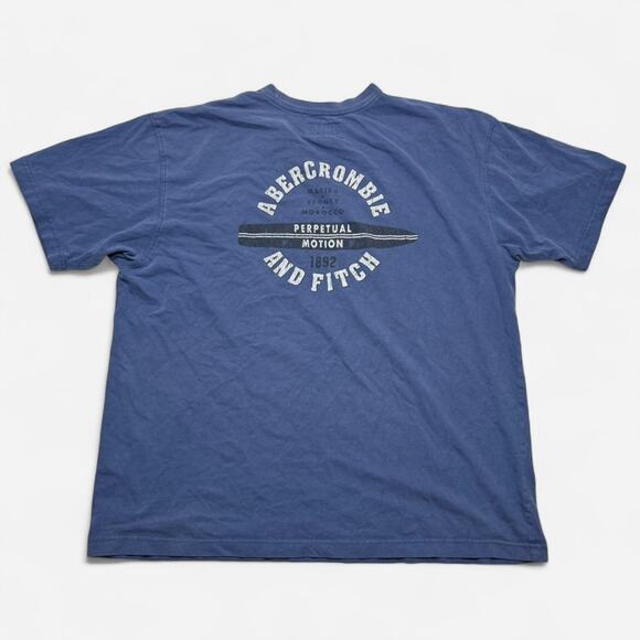 Abercrombie & Fitch Other - Abercrombie & Fitch Blue Graphic T Shirt XL Surf Logo